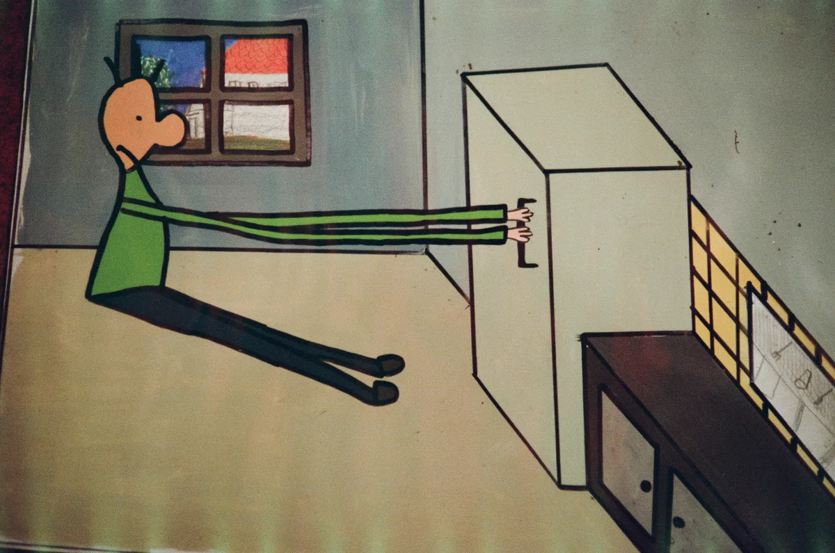 Testfilm für „Auch Farbe kann träumen“, Dezember 1980