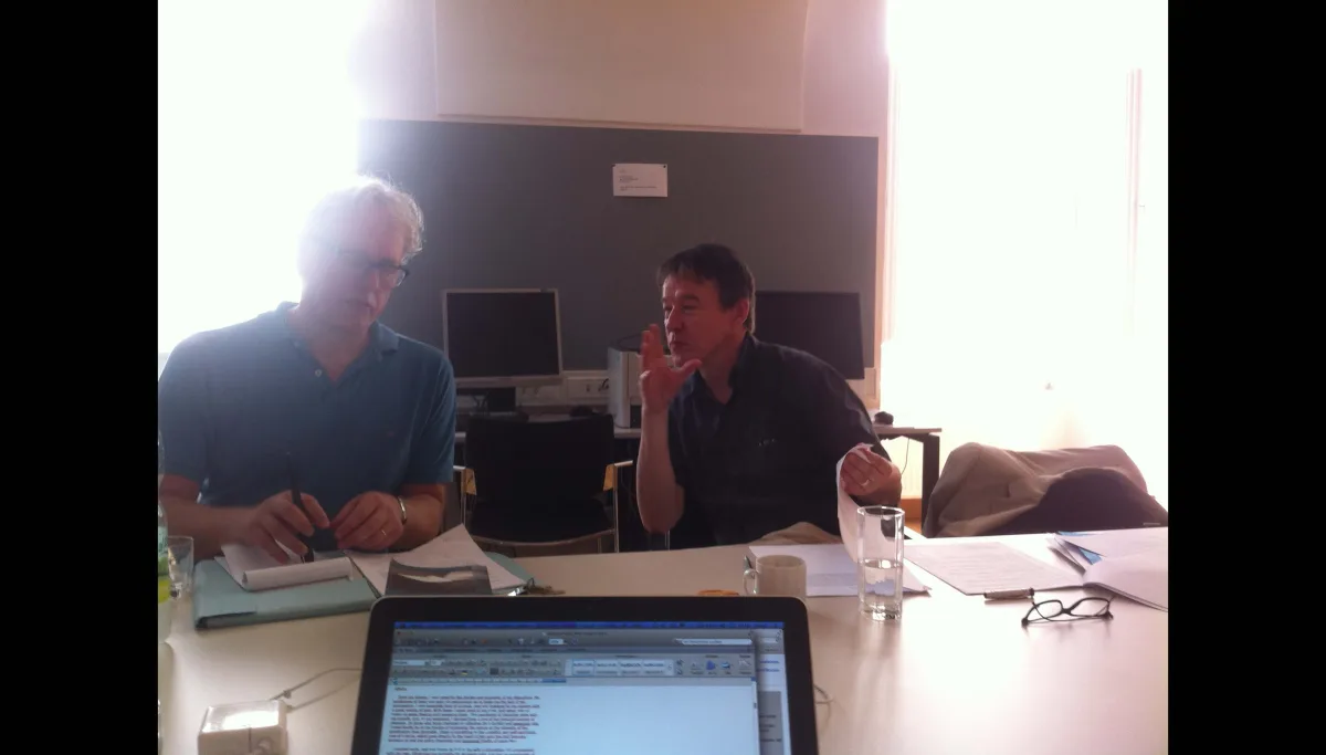 Concept meeting with Martin Haselböck and Frank Hoffmann in Vienna.