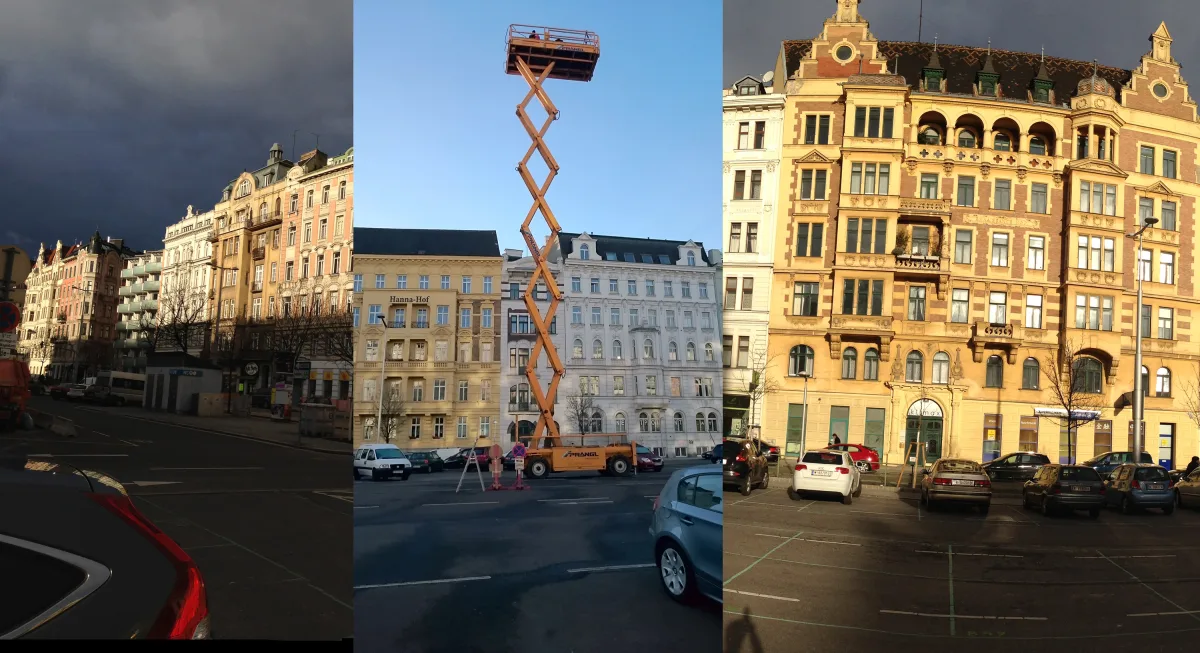 „Die Nacht der 1000 Stunden“, erster Drehtag am 15.1.2015 auf dem Gelände des Wiener Flohmarktes.