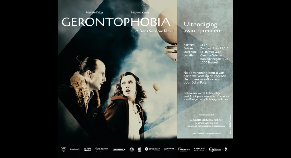 Avant-premiere des Films „Gerontophobia“ von Boris Sverlow. Dramaturgische Beratung: Virgil Widrich.