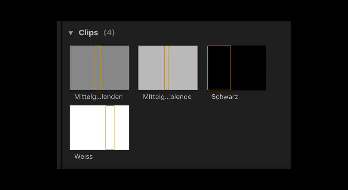 Test für „Light Matter“, April 2018