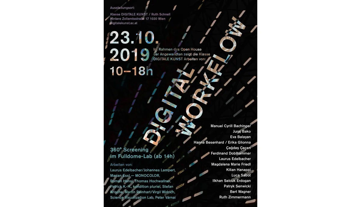 360° screening at Fulldome-Lab of Universitäy of Applied Arts Vienna – Digitale Kunst – Vienna