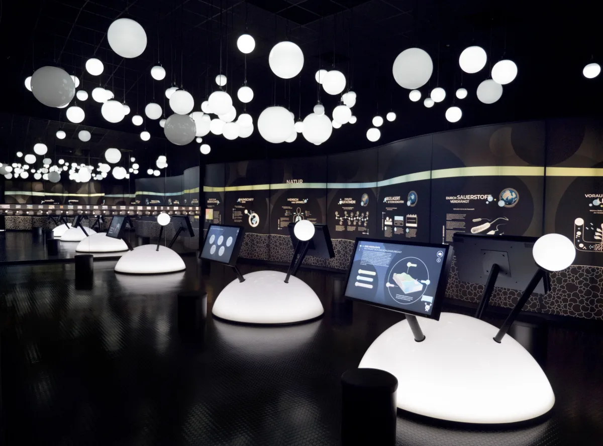 „sconarium“ Bad Schönau: Ausstellungsraum, Foto: Virgil Widrich, 2019