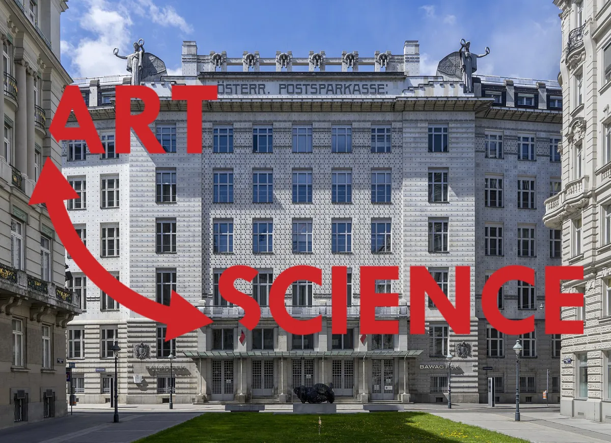 On 1 October 2021, the Master’s programme “Art & Science” moves to the Postsparkasse, 1010 Vienna, designed by Otto Wagn
