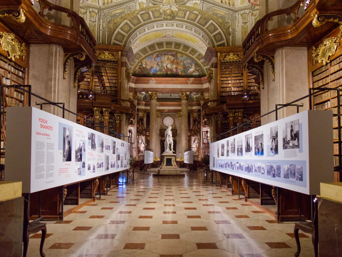 Special exhibition “IMAGE POWER POLITICS: Yoichi Okamoto. Post-war photography icon”, Österreichische Nationalbibliothek, 2023