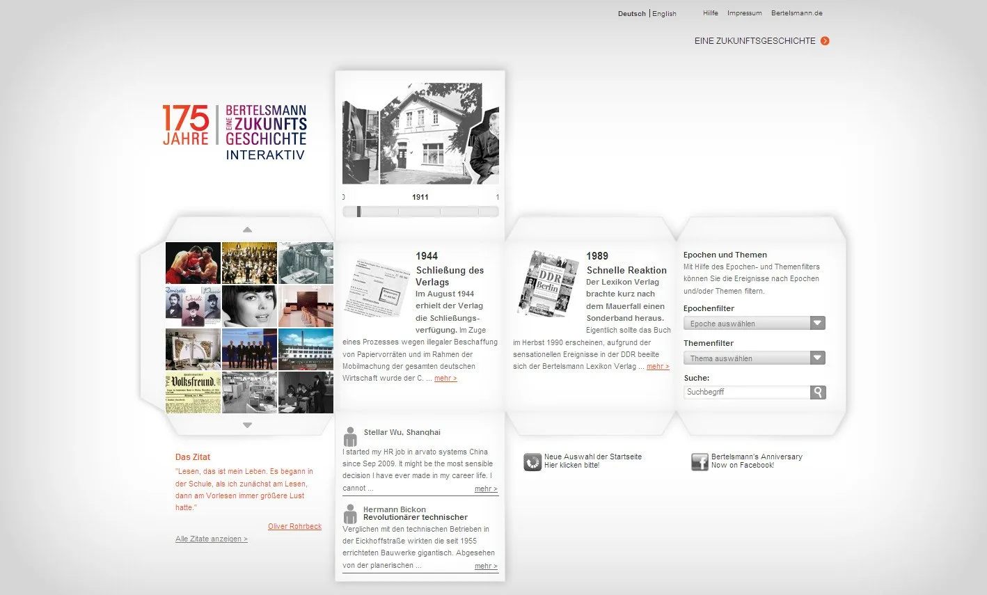 175 Years of Bertelsmann — Multimedia Chronicle and DVD Anthology