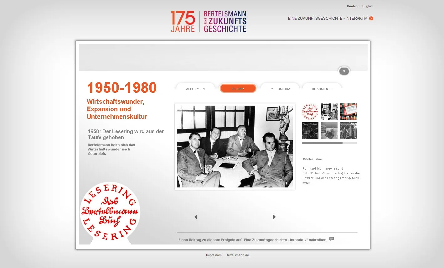 175 Years of Bertelsmann — Multimedia Chronicle and DVD Anthology