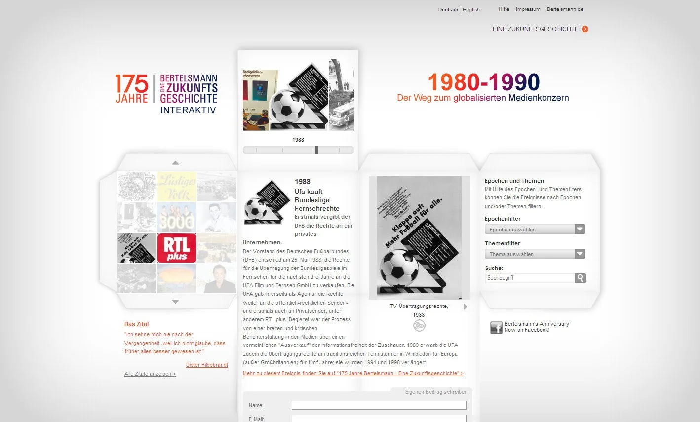 175 Years of Bertelsmann — Multimedia Chronicle and DVD Anthology