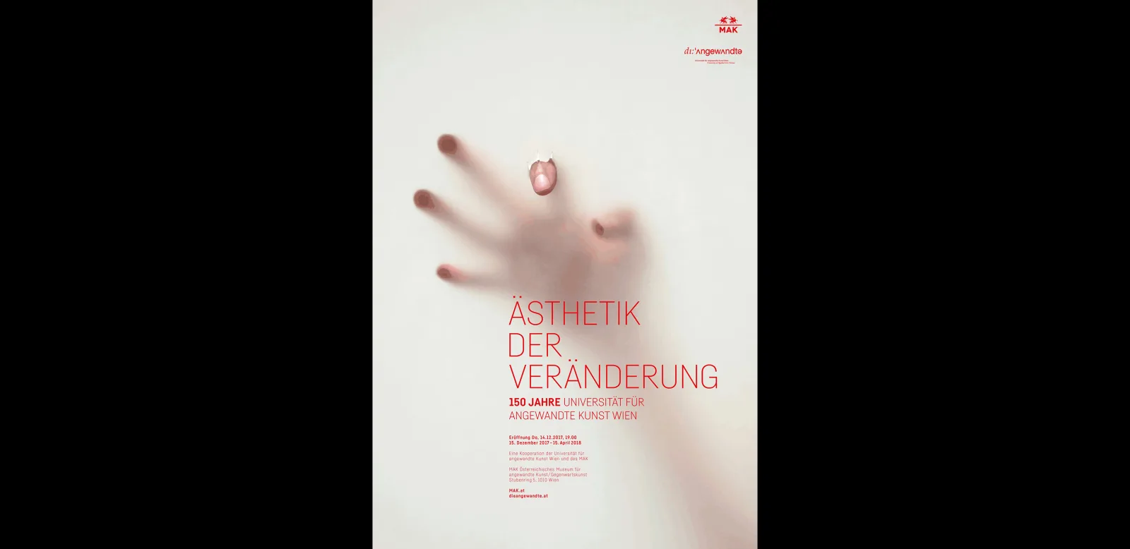 Aesthetics of Change – 150 Years of the University of Applied Arts Vienna, 2017