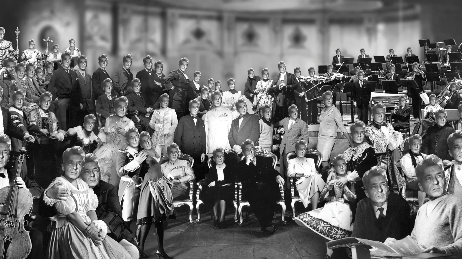 “90 Years of the Salzburg Festival – Karajan Collage”, Stefan Fahrngruber/checkpointmedia using material from the Archive of the Salzburg Festival