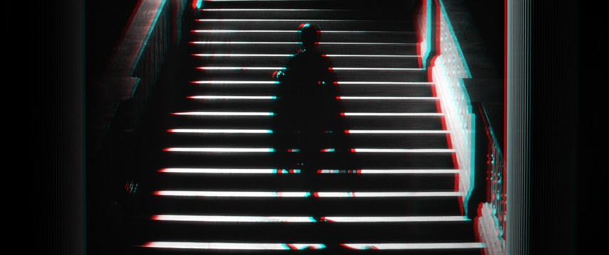 Einzelbild aus „back track“, anaglyph