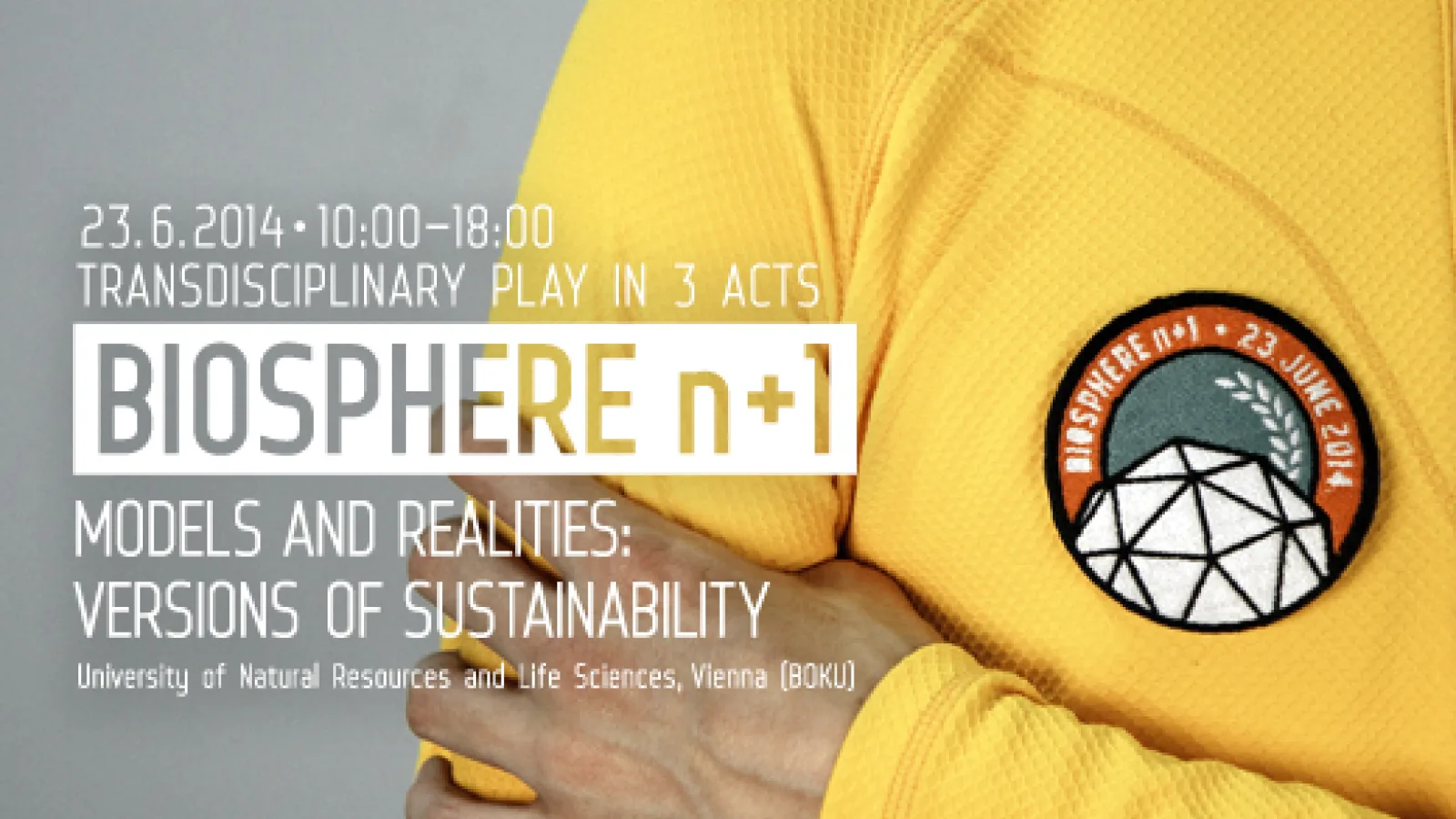 Flyer “Biosphere n+1", graphic design: Matilde Igual Capdevila, Adrijan Karavdic