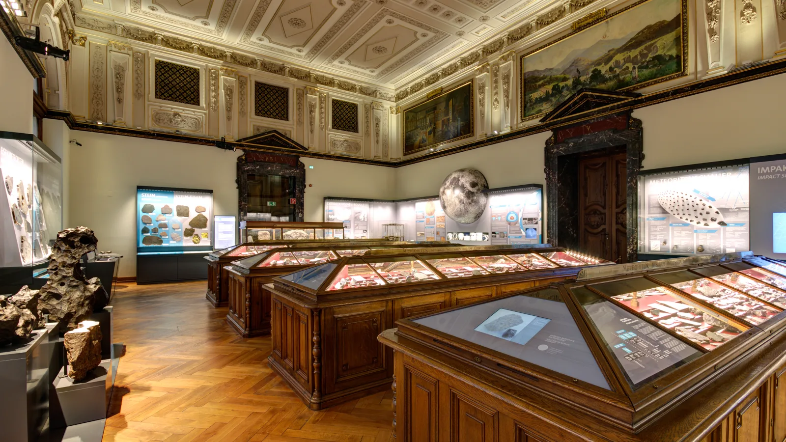 Meteorite Gallery at the Museum of Natural History Vienna, photo: checkpointmedia