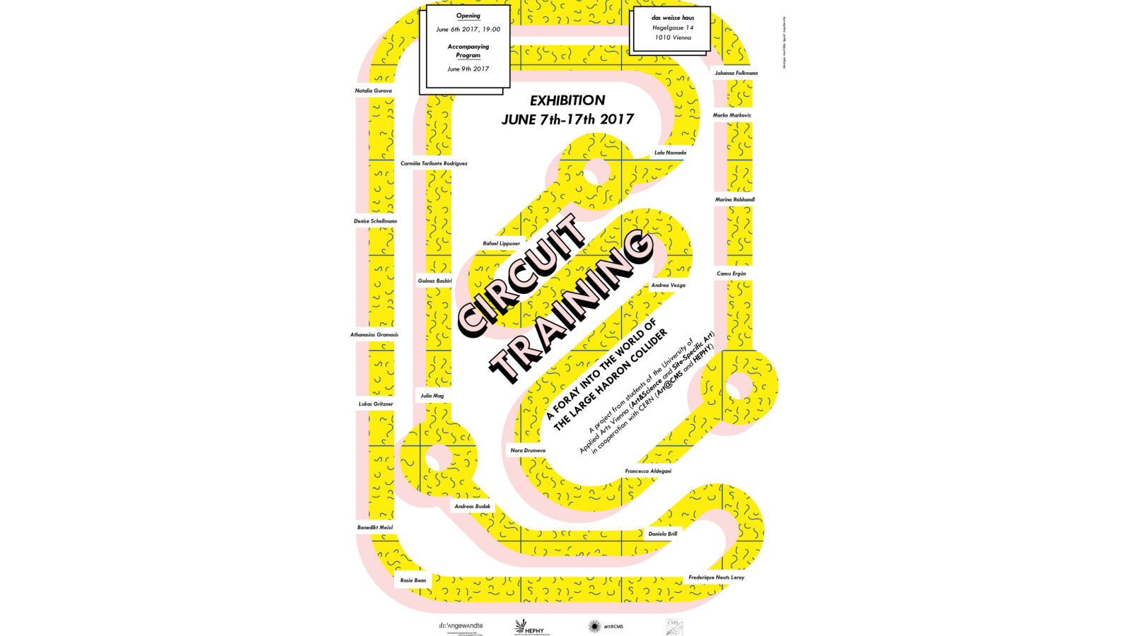 “Circuit Training”, 2017, graphic design: Matilde Igual Capdevila
