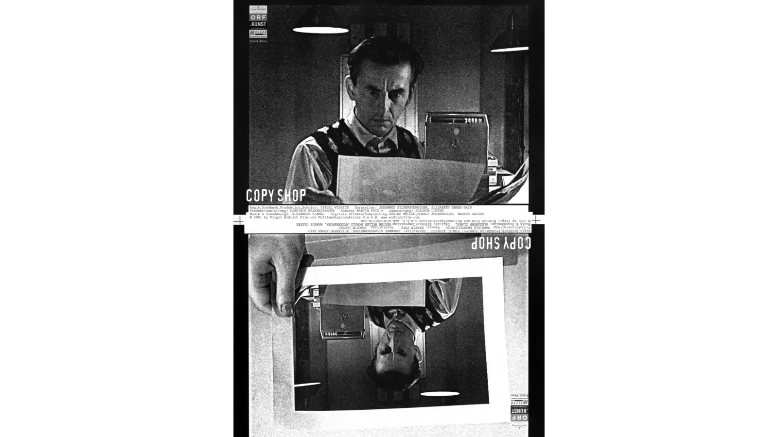 “Copy Shop”, 2001: poster