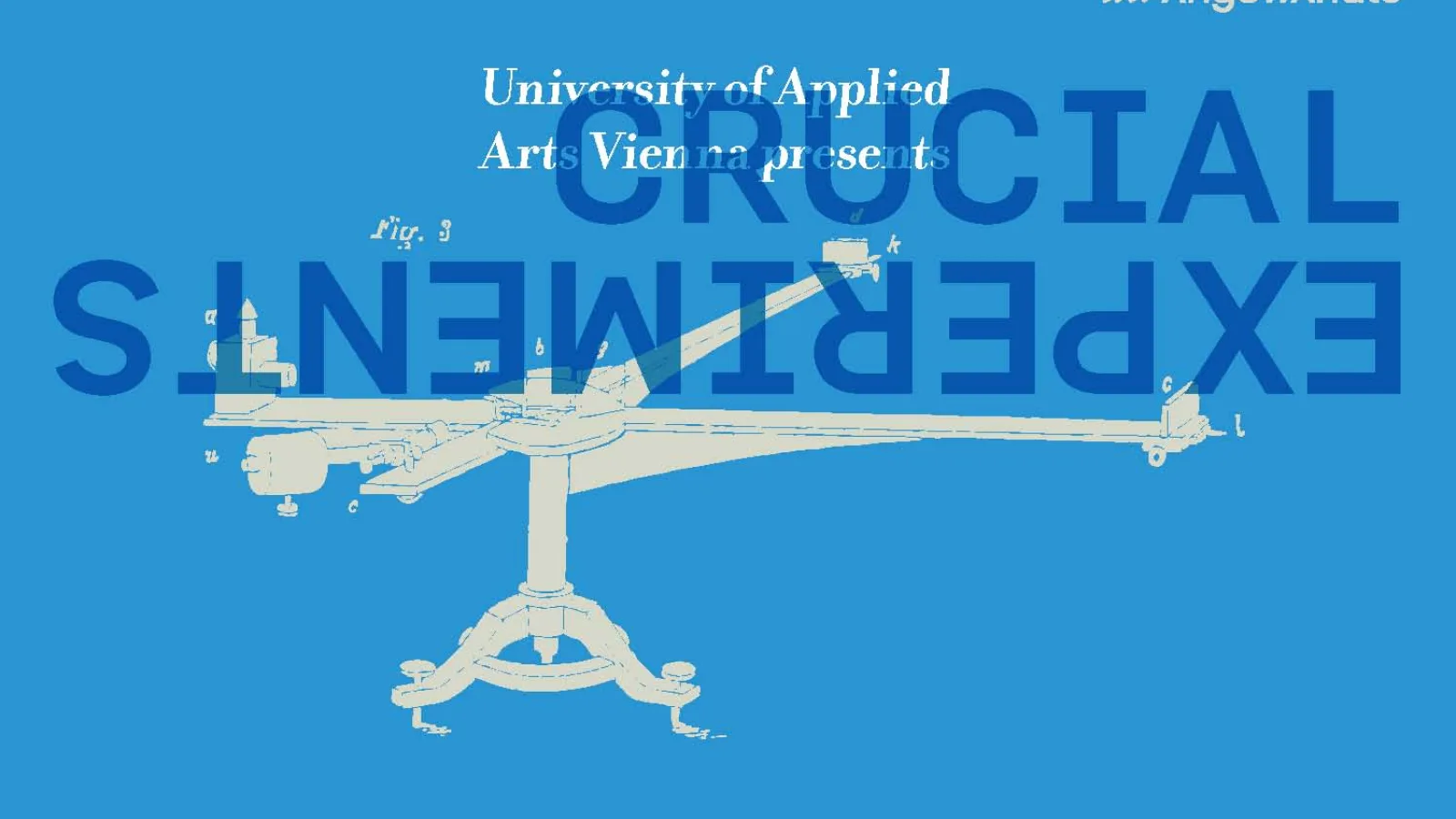 “Crucial Experiments”, Vienna Art Week 2013, graphic design: Pepa Bugueiro Domingo, Isidora Krstic, Zahra Shahabi