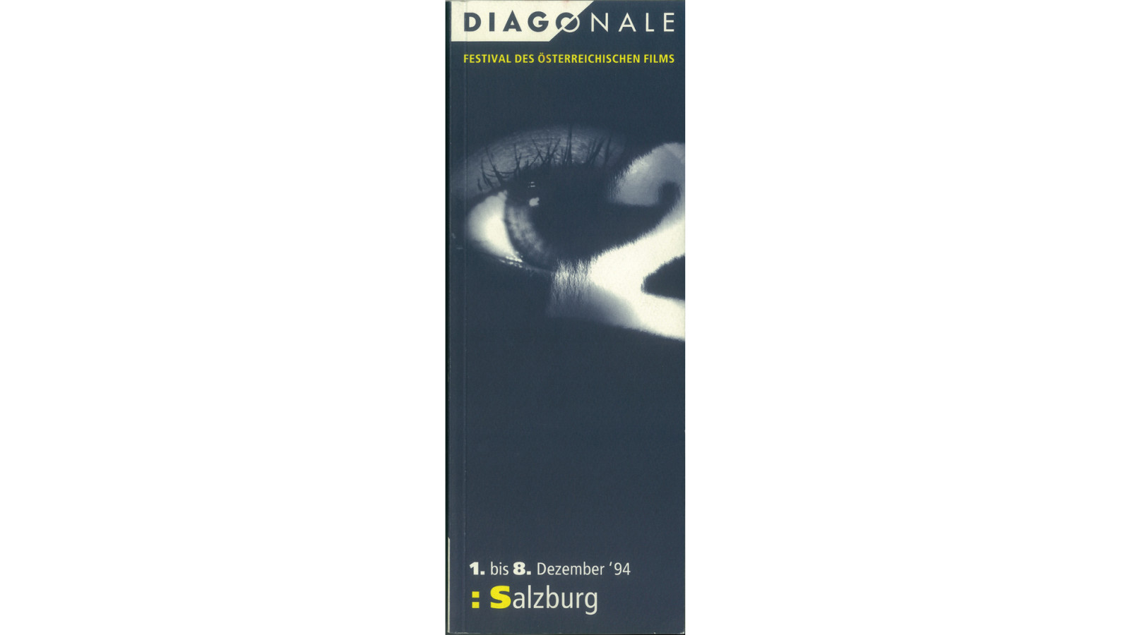 Diagonale 1994 catalog, graphic design: Susanne Dechant