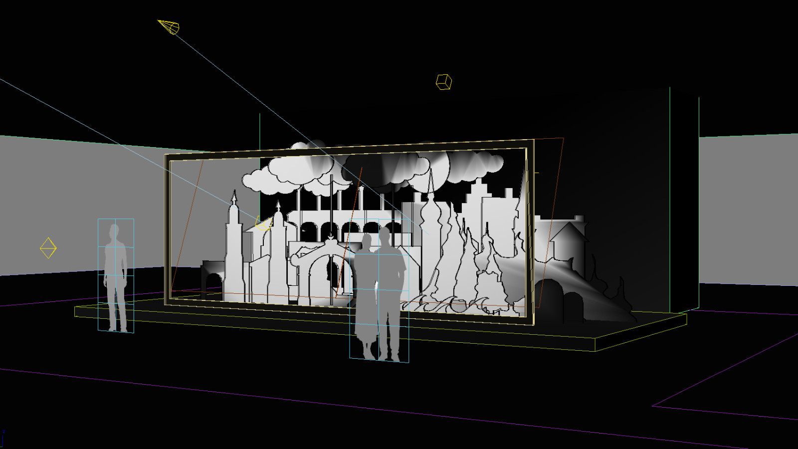 „90 Jahre Salzburger Festspiele“, Installation „Das große Welttheater“, Stefan Fahrngruber/checkpointmedia