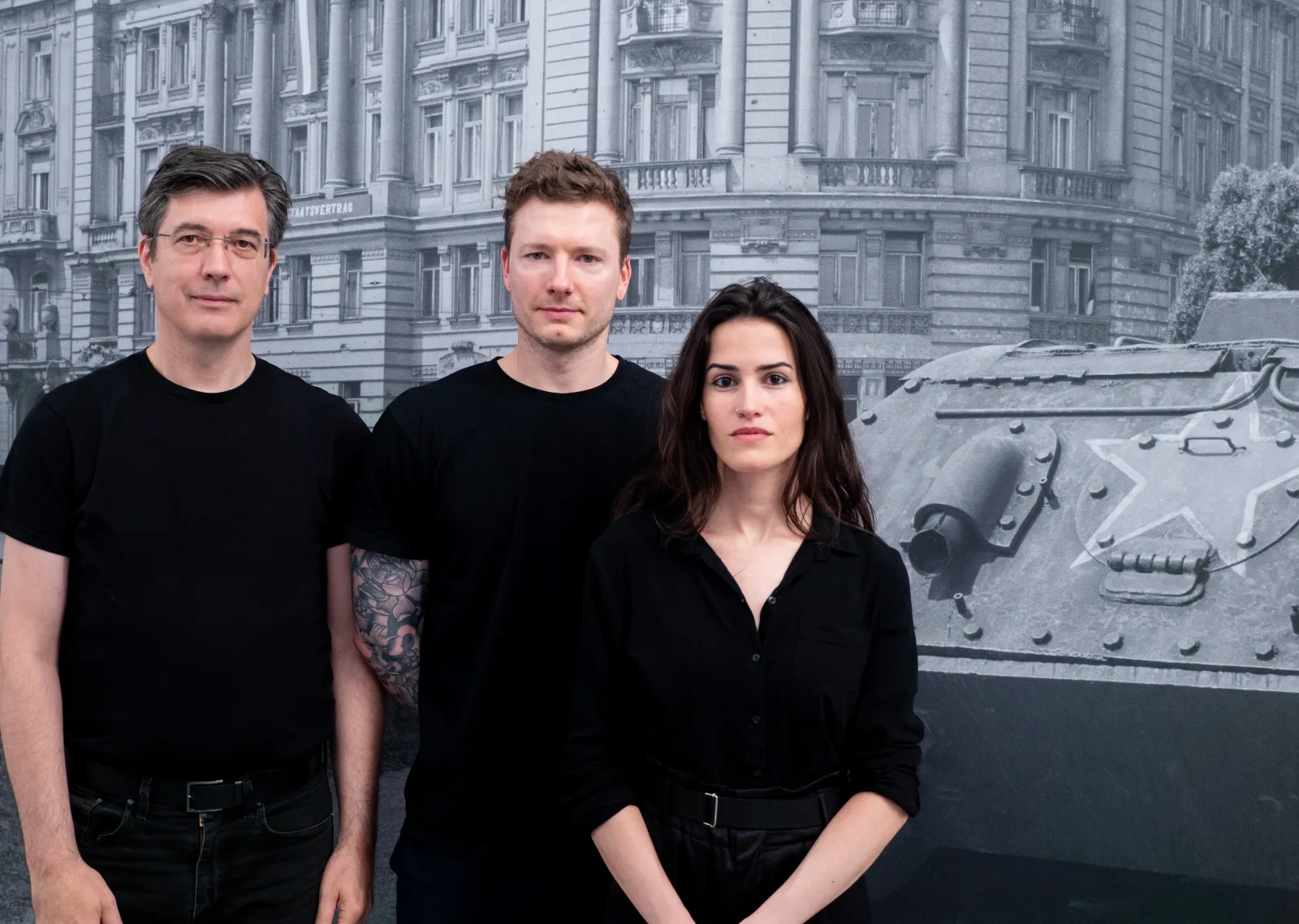 Virgil Widrich, Marc Schuran, Ivonne Gracia Murillo. Photo: checkpointmedia