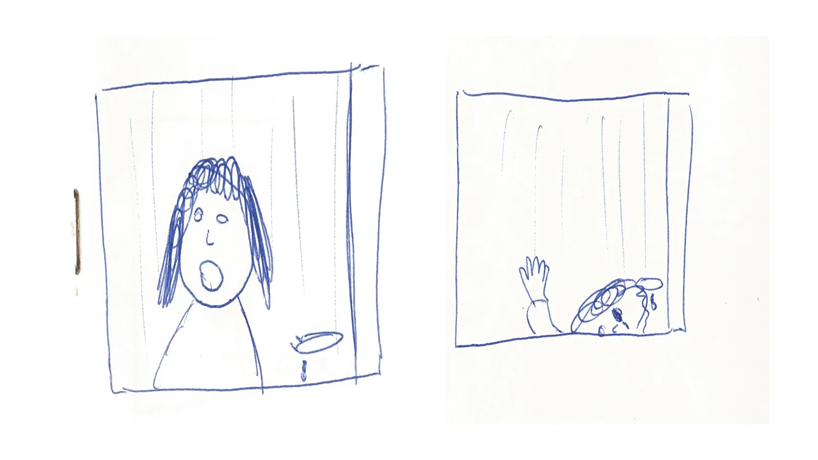 Story Board of “Fried Meat”, Virgil Widrich, 1980