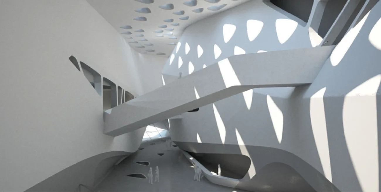 Guggenheim Hermitage Museum Vilnius, Visualisation: Studio Zaha Hadid