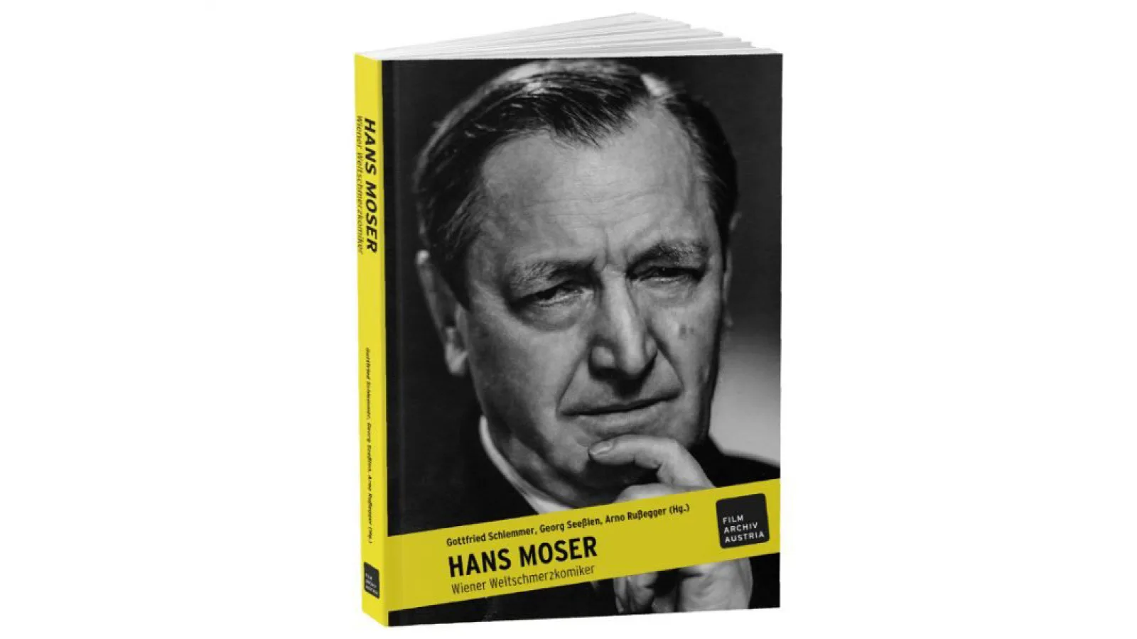 Book cover “Hans Moser. Weltschmerzkomiker”, © Filmarchiv Austria, 2020