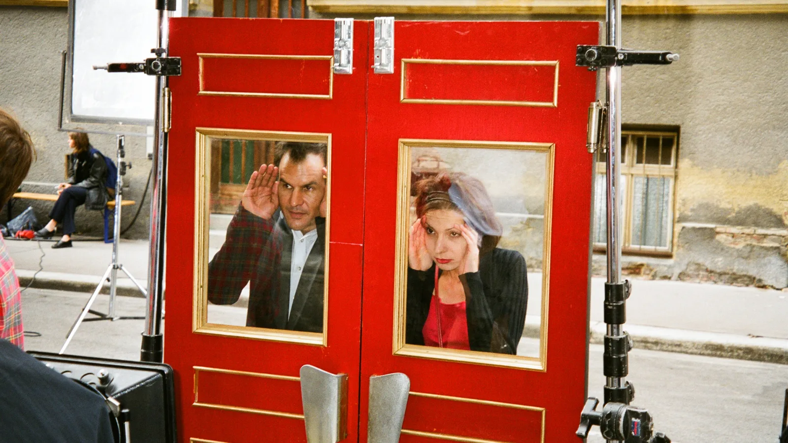 The shooting of “Heller als der Mond/Brighter than the Moon”, Christopher Buchholz, Piroska Szekely, 1999