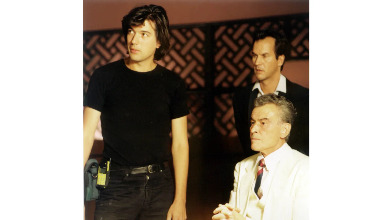 The shooting of “Heller als der Mond/Brighter than the Moon”, Virgil Widrich, Christopher and Horst Buchholz, 1999