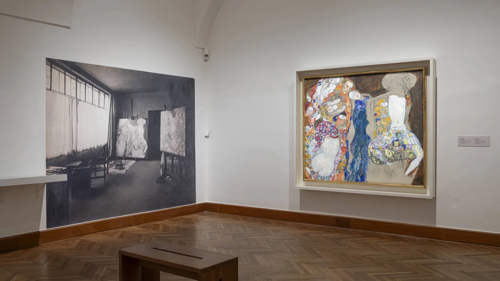 Ausstellung „IM BLICK: Gustav Klimt – Die Braut“, Oberes Belvedere, 2025, Foto: Johannes Stoll / Belvedere, Wien