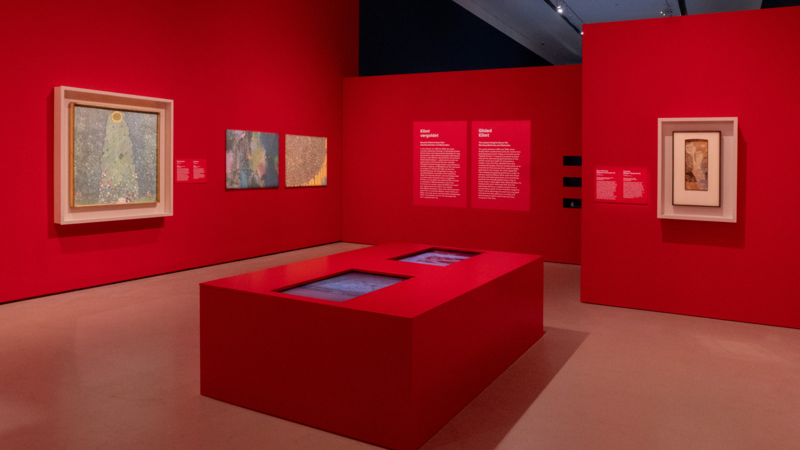 Ausstellung „Klimt. Pigment & Pixel“, Unteres Belvedere Wien, 2025. Foto: Virgil Widrich