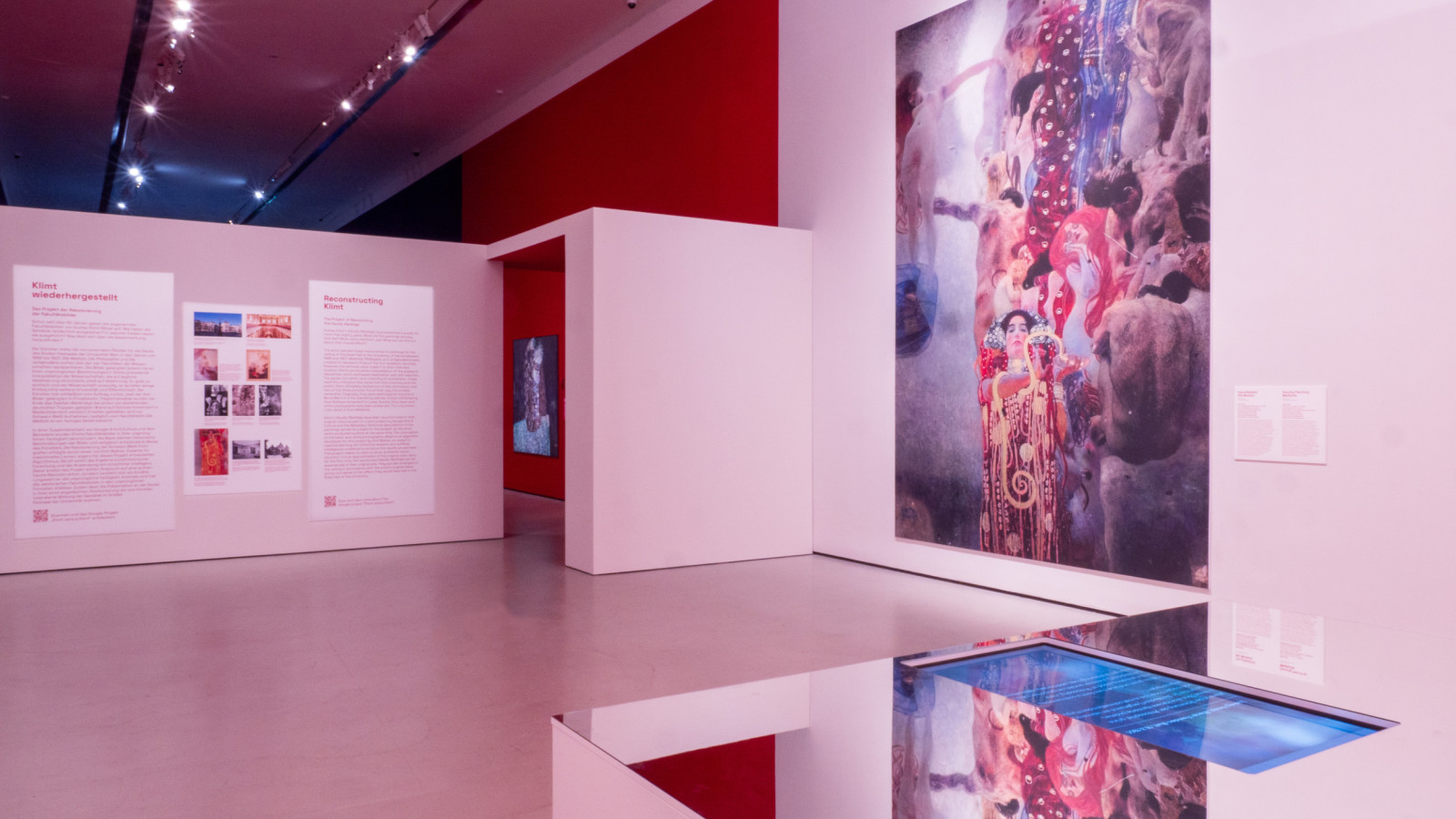 Ausstellung „Klimt. Pigment & Pixel“, Unteres Belvedere Wien, 2025. Foto: Virgil Widrich