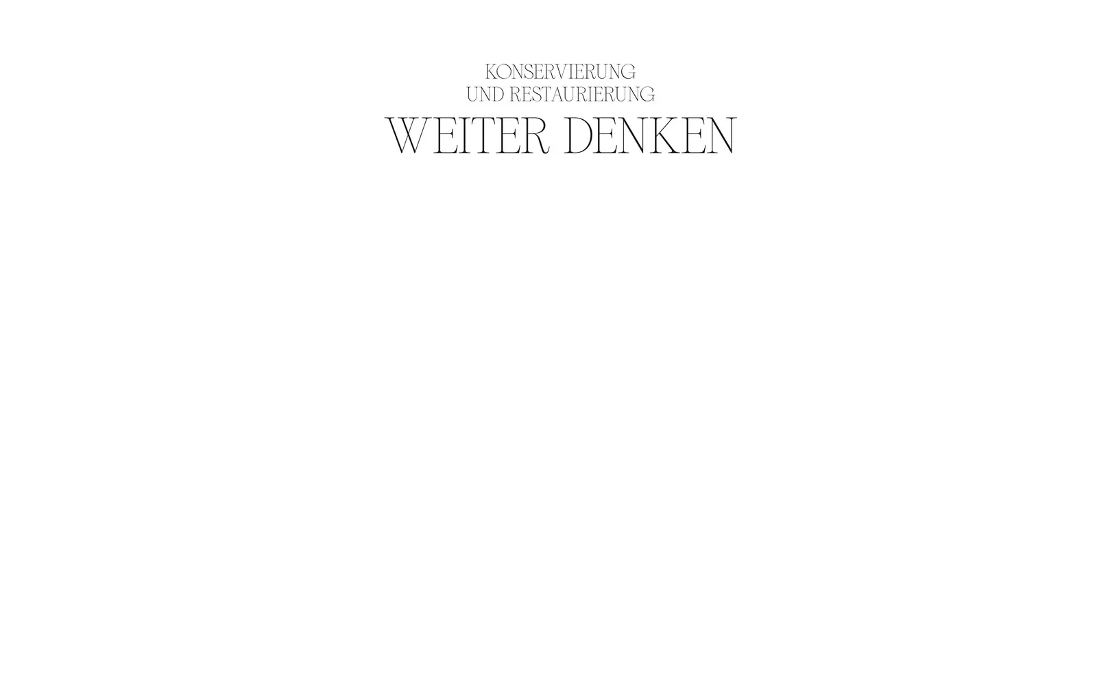Book cover “Conservation and Restoration Rethought – Festschrift”