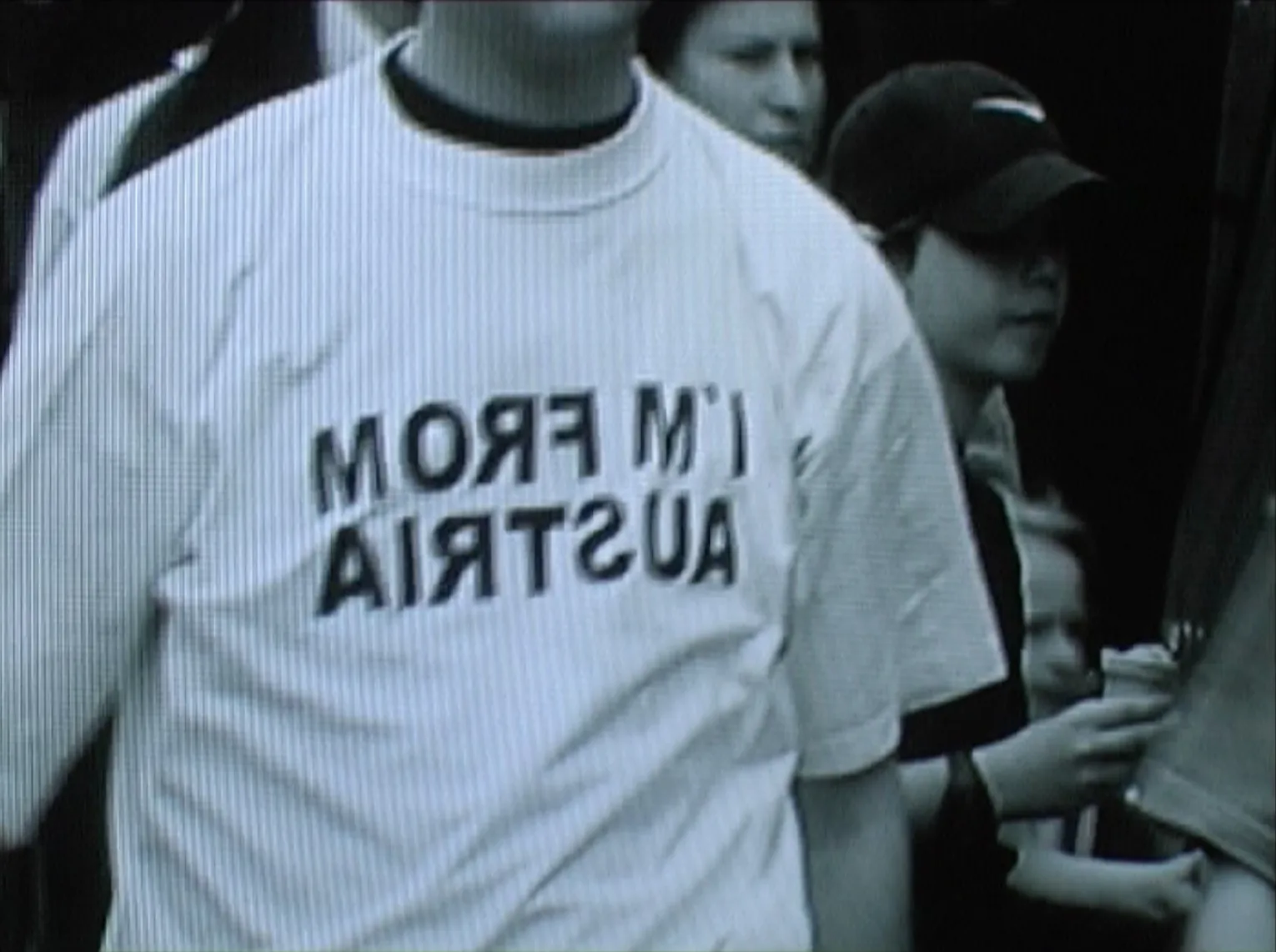 Still from the film “Leftright”, 2001
