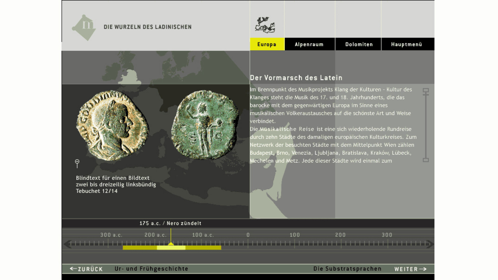 Museum Ladin, Screen Design: Michael Haderer