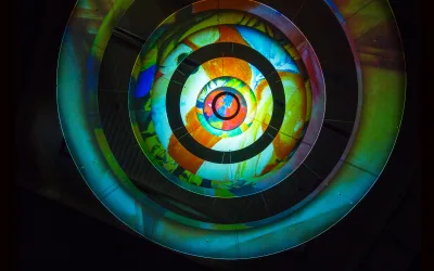 “Parallaxis” – Media installation for the exhibition “A Rush of Color” at the Leopold Museum