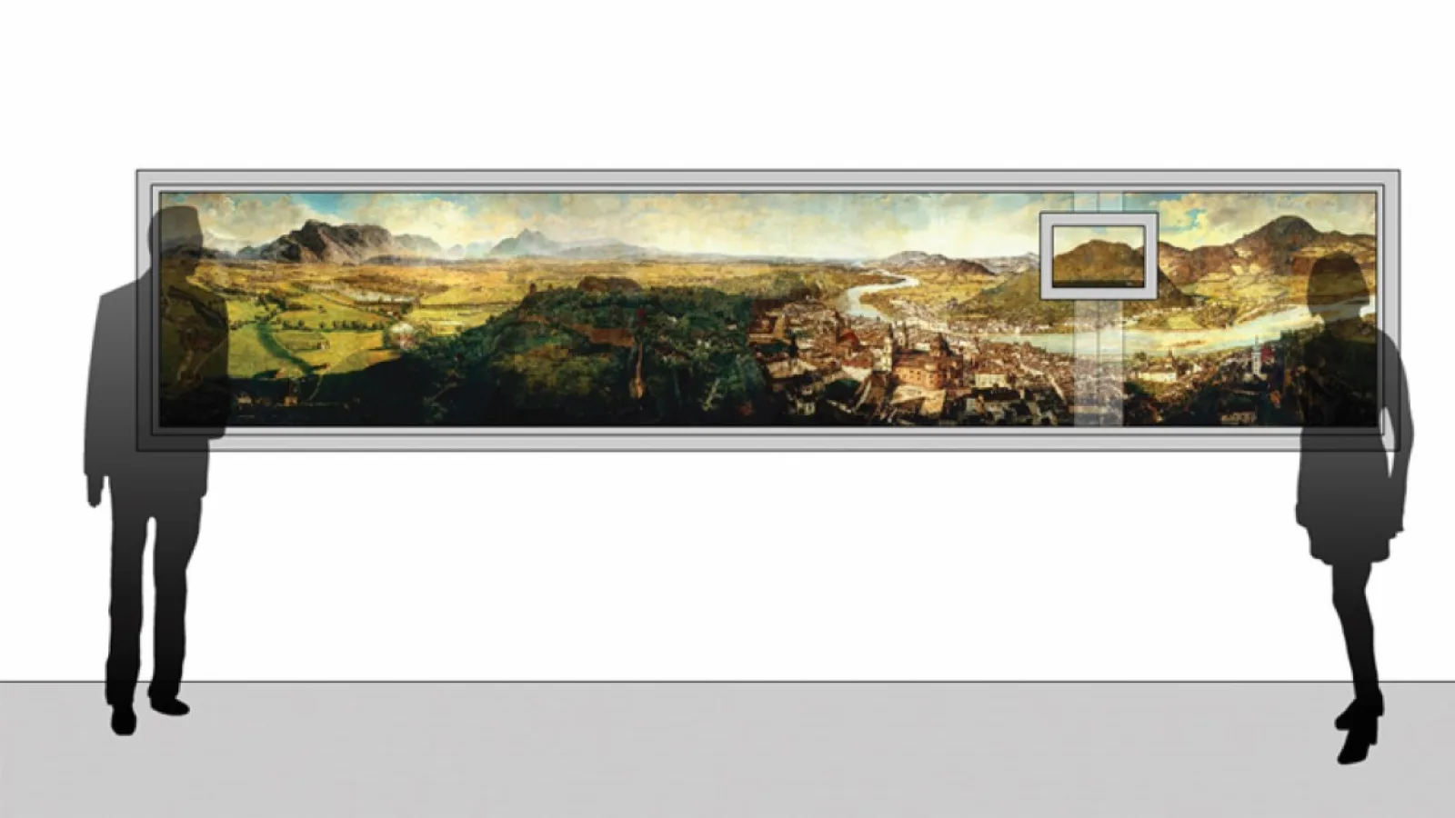 “Time/Reading Glass” at the Sattler-Panorama, Salzburg Museum by checkpointmedia