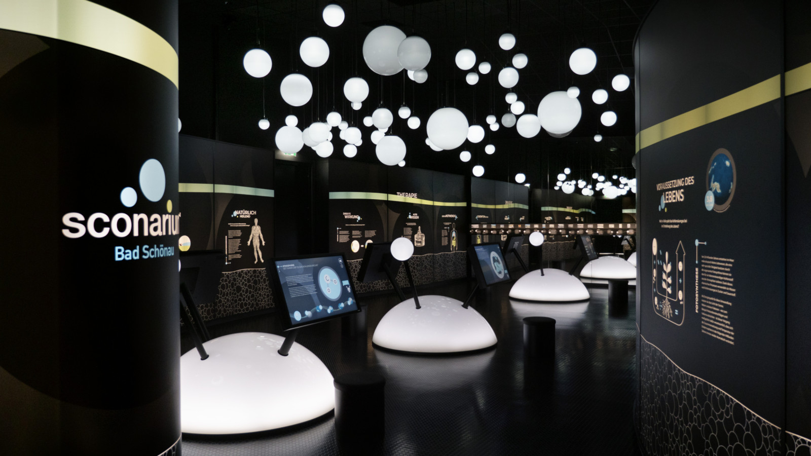 „sconarium“ Bad Schönau: Ausstellungsraum, Foto: Virgil Widrich, 2019