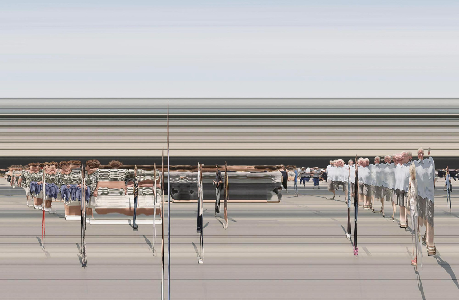 Standbild aus der Videoinstallation „Teleplasmatic Views of Vienna“ von Martin Reinhart und Virgil Widrich, 2019