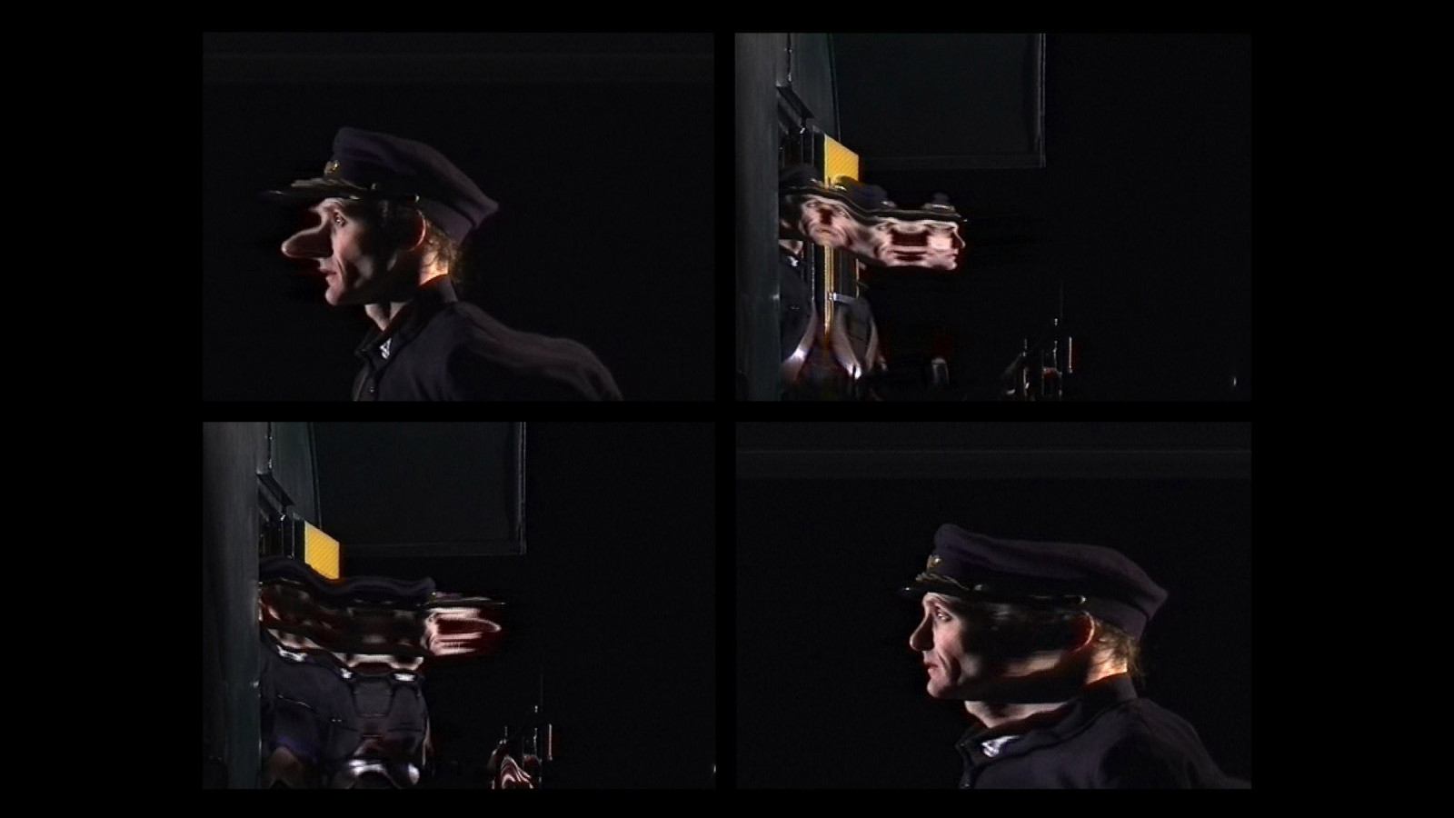 tx-transformation with Enrico Jakob as train conductor, 1998