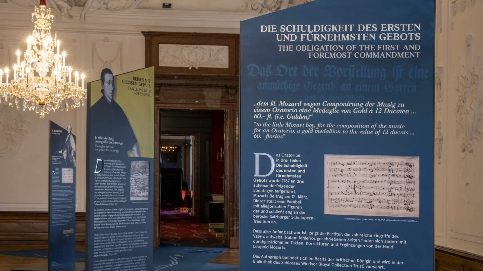 Exhibition in the DomQuartier Salzburg: “Music everywhere!”, Knights Hall, 2020, Photo: Virgil Widrich