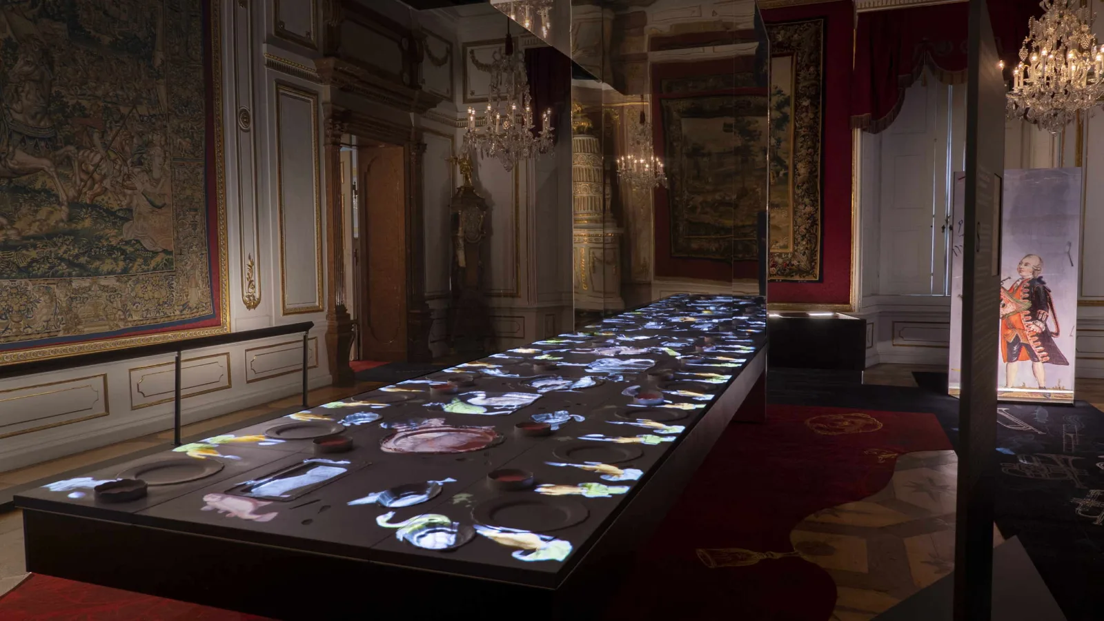 Exhibition in the DomQuartier Salzburg: “Music everywhere!”, room installation Audience Hall, 2020, Photo: Virgil Widrich