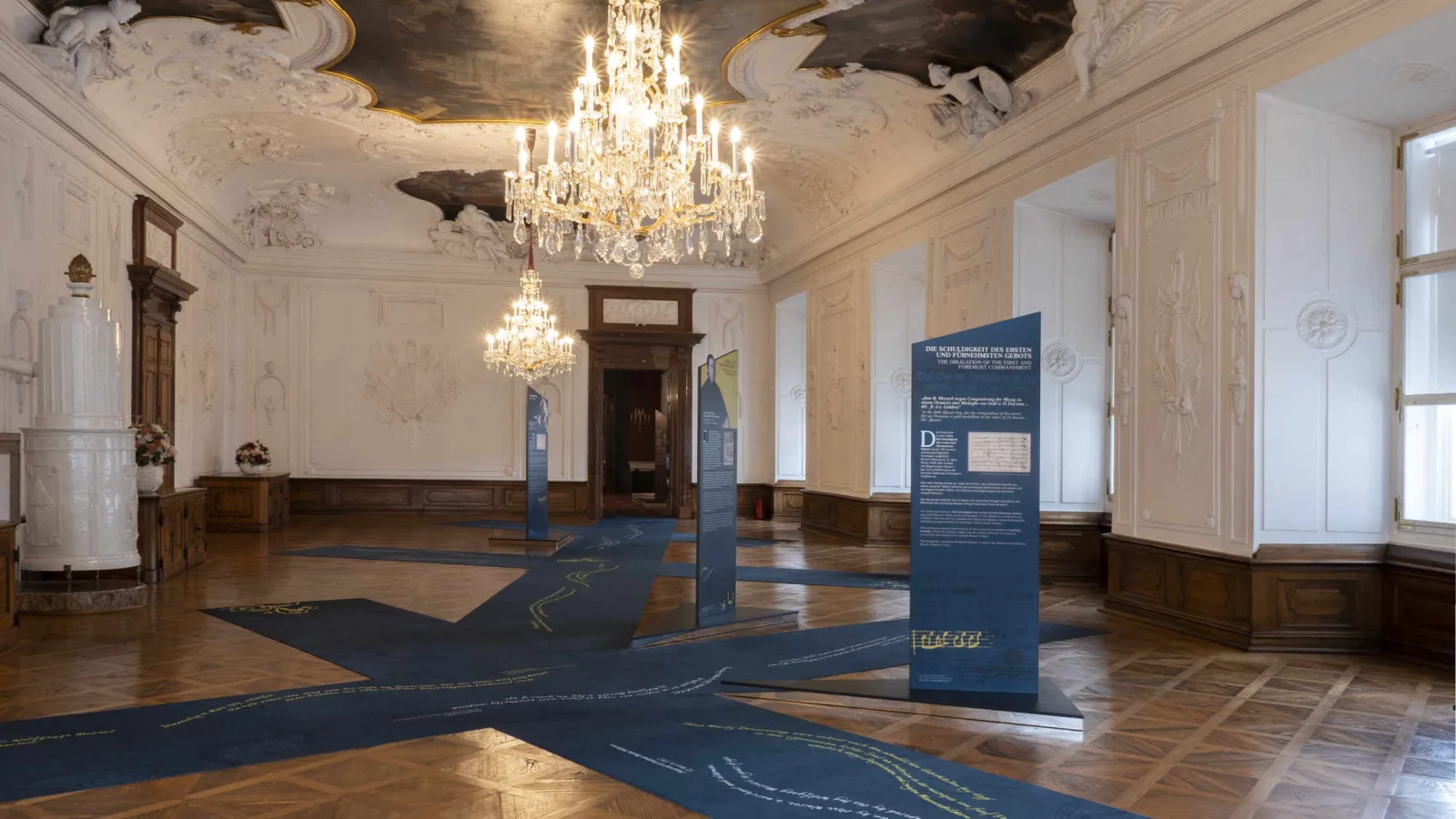 Exhibition in the DomQuartier Salzburg: “Music everywhere!”, Knights Hall, 2020, Photo: Virgil Widrich
